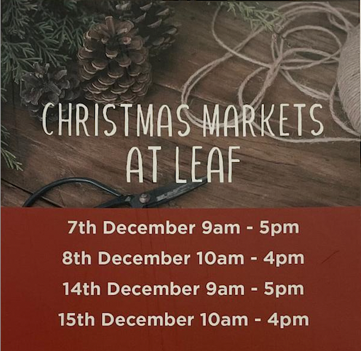 CHRISTMAS MARKETS AT LEAF 2025