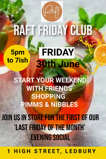 Launching the exciting new "Raft Friday Club"