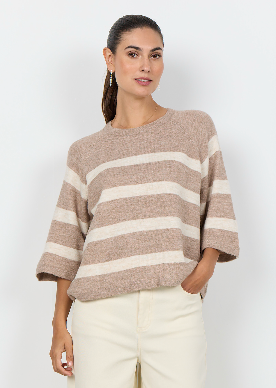 Orlean 5 Pullover in Sand Stripe – Raft Clothing Company