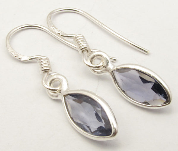 Solid Silver Tear Drop Earrings at 'r a f t clothing'
