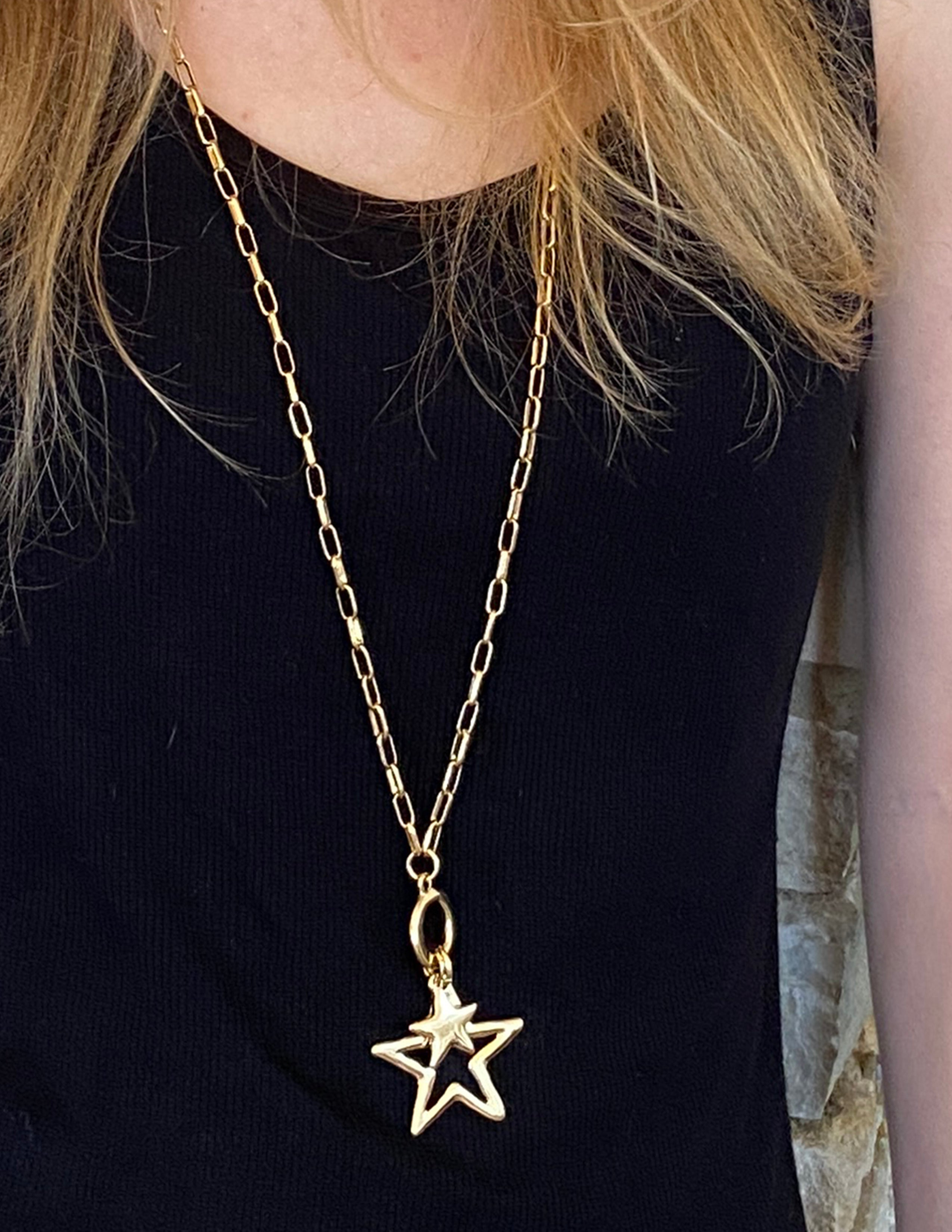 Star chain 2025 necklace gold